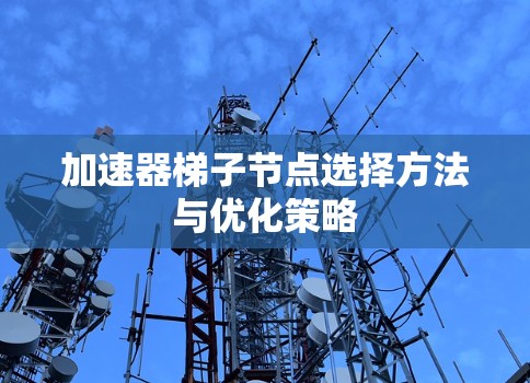加速器梯子节点选择方法与优化策略