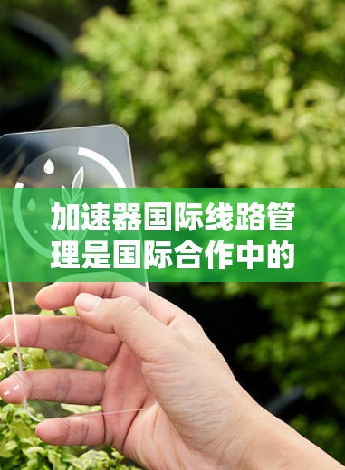 加速器国际线路管理是国际合作中的重要组成部分,确保全球加速器资源的有效利用和高效运作。以下是对这一管理领域的详细总结 加速器国际线路管理是国际合作中的重要组成部分,确保全球加速器资源的有效利用和高效运作。以下是对这一管理领域的详细总结