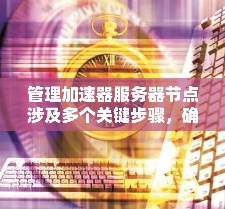 管理加速器服务器节点涉及多个关键步骤,确保其高效稳定运行。以下是逐步的指南 管理加速器服务器节点涉及多个关键步骤,确保其高效稳定运行。以下是逐步的指南