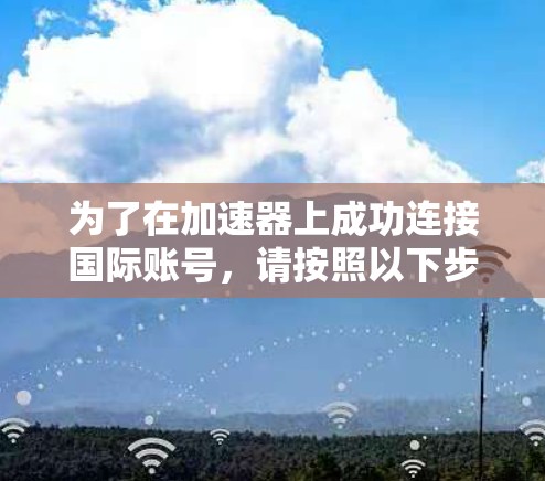 为了在加速器上成功连接国际账号,请按照以下步骤操作 为了在加速器上成功连接国际账号,请按照以下步骤操作