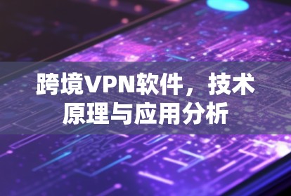 跨境VPN软件，技术原理与应用分析