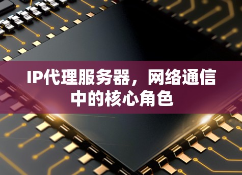 IP代理服务器,网络通信中的核心角色 IP代理服务器,网络通信中的核心角色