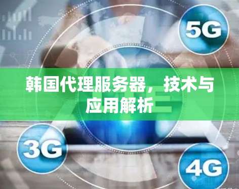 韩国代理服务器,技术与应用解析 韩国代理服务器,技术与应用解析