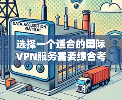 选择一个适合的国际VPN服务需要综合考虑多个因素，以确保既能满足速度和隐私保护的需求，又能在法律和技术上保持可靠性。以下是对国际VPN选择的详细分析和建议