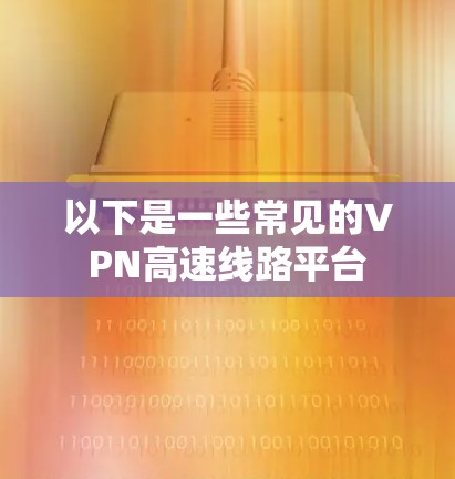 以下是一些常见的VPN高速线路平台