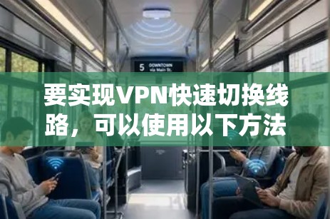 要实现VPN快速切换线路,可以使用以下方法 要实现VPN快速切换线路,可以使用以下方法