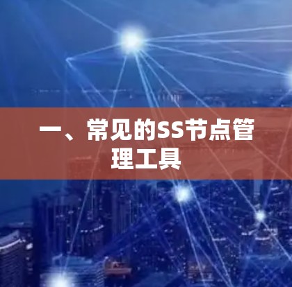 一、常见的SS节点管理工具