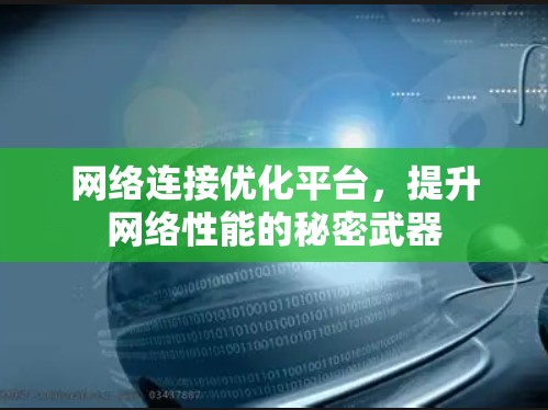 网络连接优化平台,提升网络性能的秘密武器 网络连接优化平台,提升网络性能的秘密武器