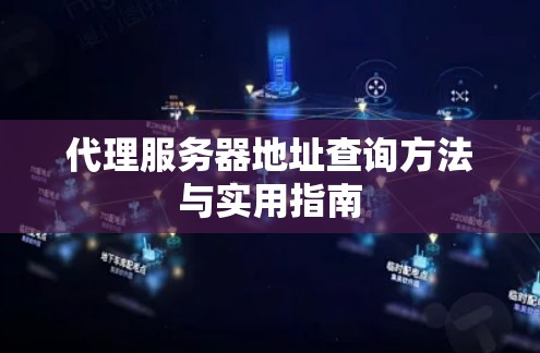 代理服务器地址查询方法与实用指南