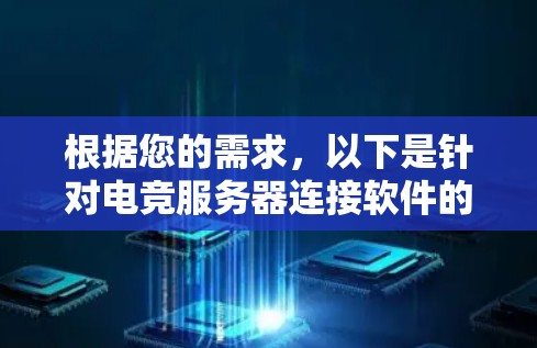 根据您的需求,以下是针对电竞服务器连接软件的推荐