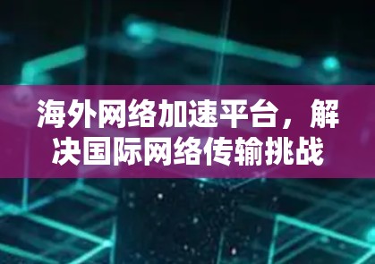 海外网络加速平台，解决国际网络传输挑战的创新方案