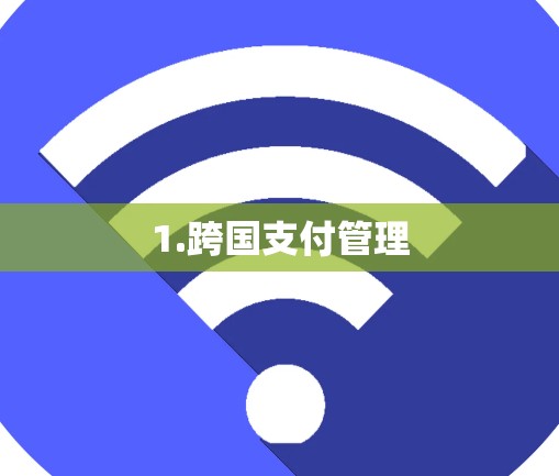 1.跨国支付管理