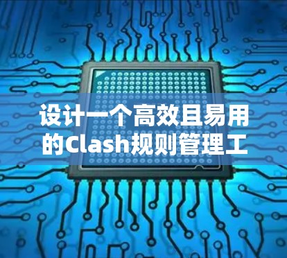 设计一个高效且易用的Clash规则管理工具需要从多个方面进行深入分析和规划。以下是一个结构化的解决方案,帮助您实现一个功能丰富的规则管理工具
