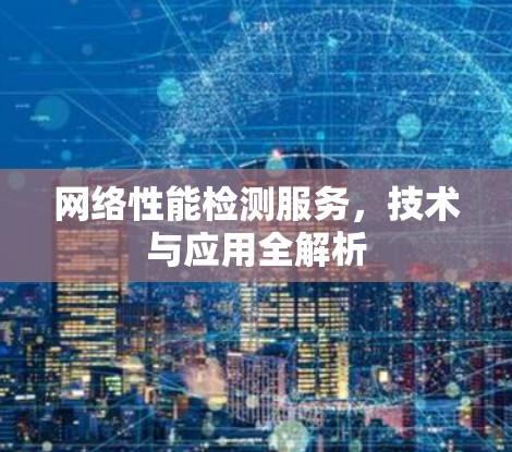网络性能检测服务,技术与应用全解析