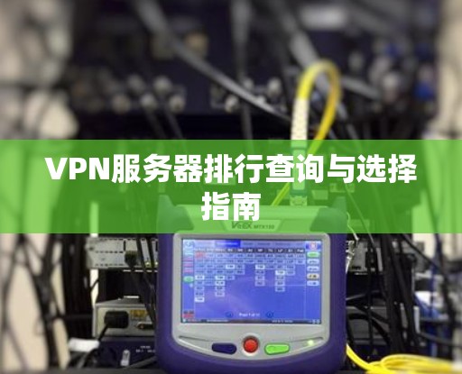 VPN服务器排行查询与选择指南