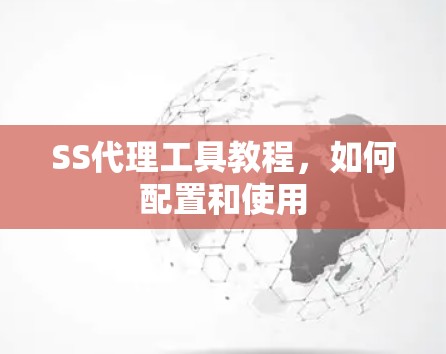 SS代理工具教程,如何配置和使用